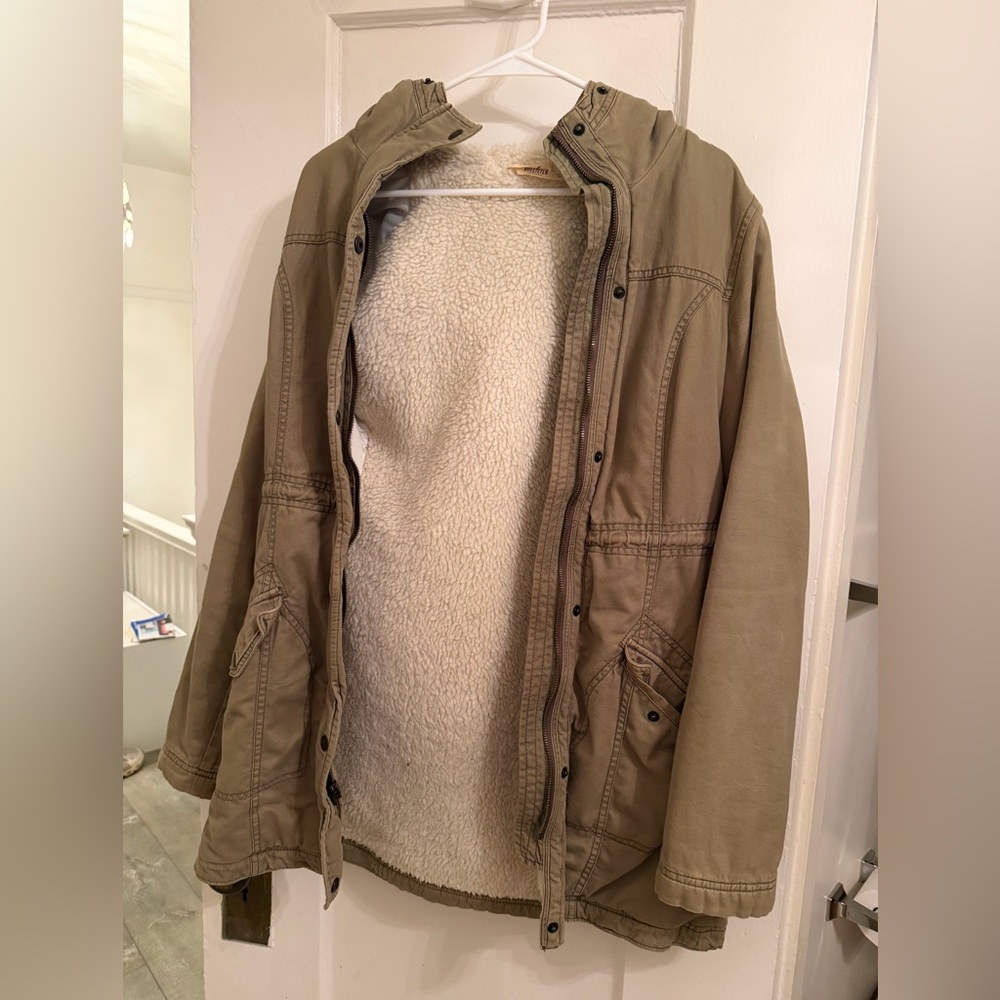 Hollister Coat with Sherpa Lining